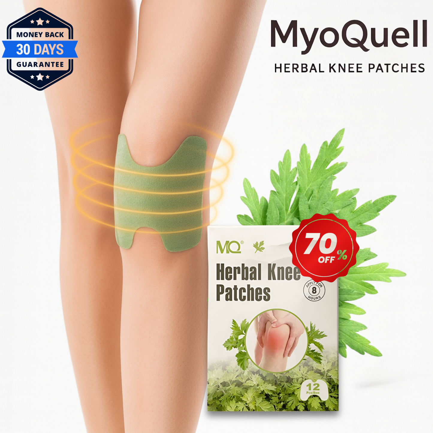 MyoQuell Herbal Knee Patches