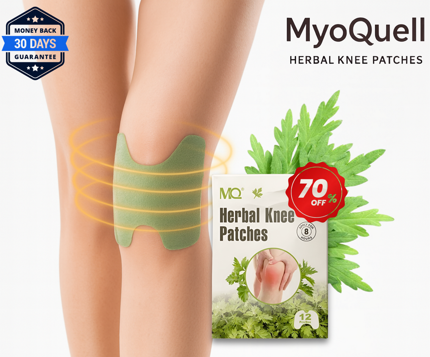 MyoQuell Herbal Knee Patches