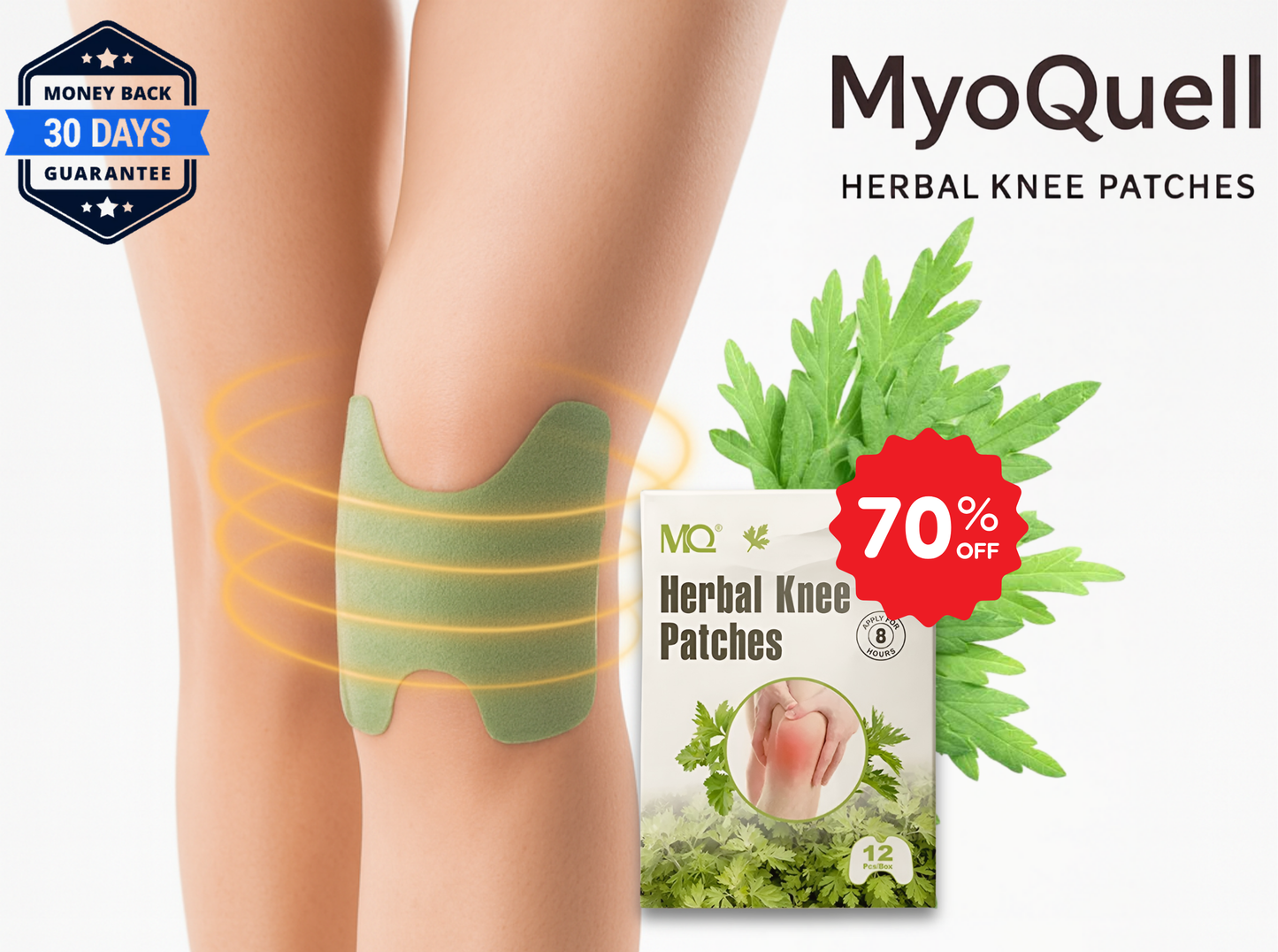 MyoQuell Herbal Knee Patches